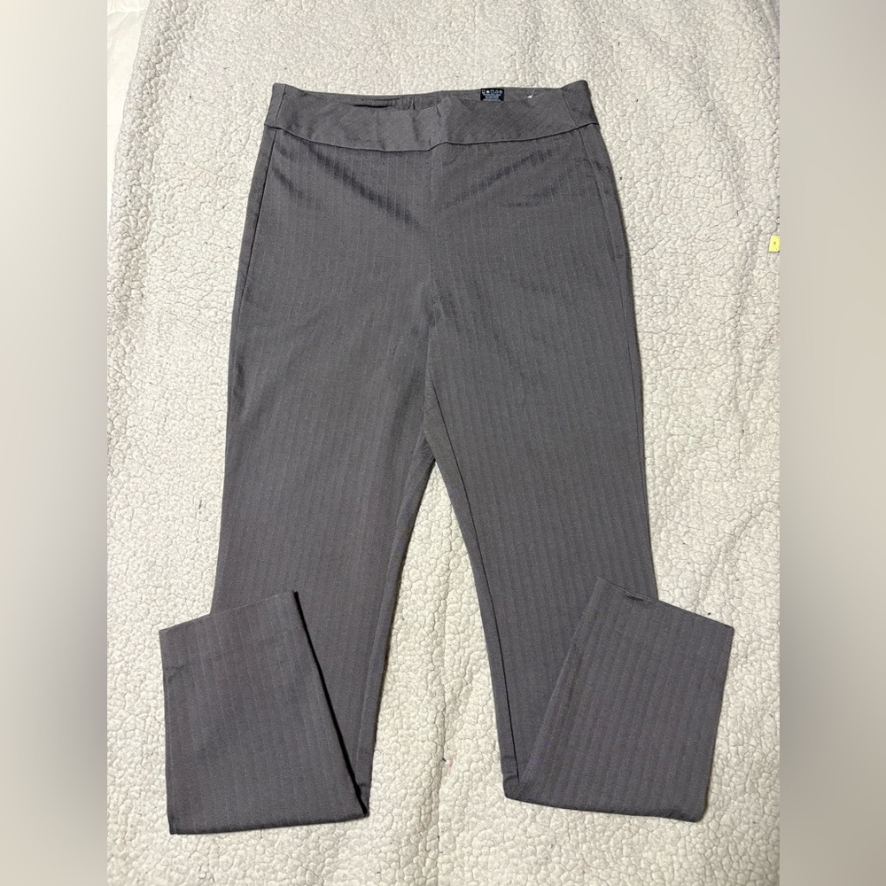 Grey Stripe Pants